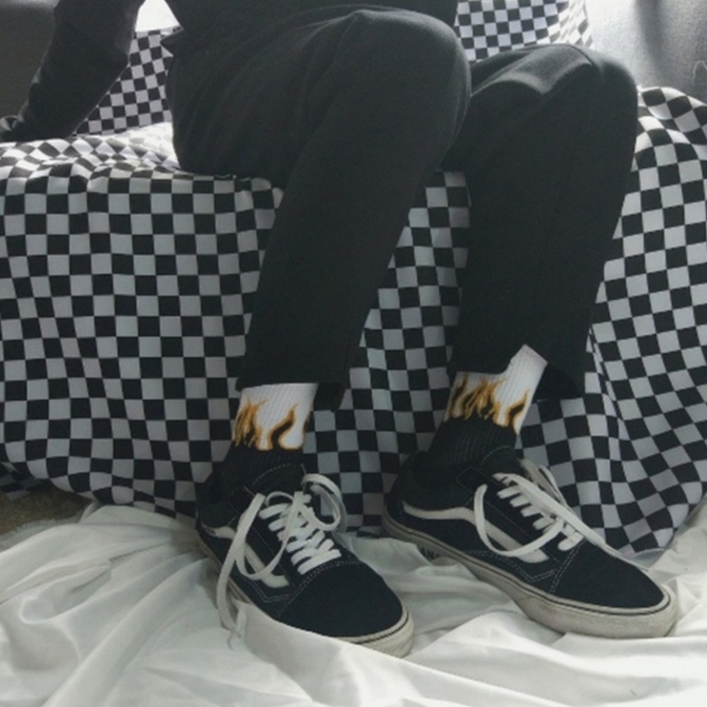 Flame socks NWT